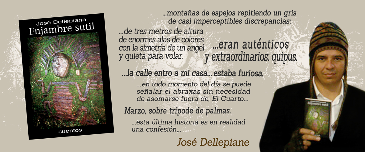 libro Enjambre sutil, del escritor José Dellepiane